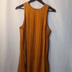 Signature Collection Women's Orange Sleeveless Tunic Size Medium